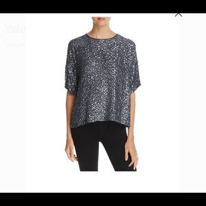 Sequin s/s top, small By: Velvet